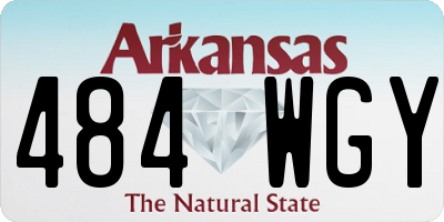 AR license plate 484WGY