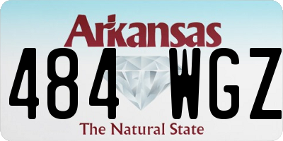 AR license plate 484WGZ