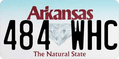 AR license plate 484WHC