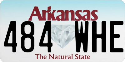 AR license plate 484WHE