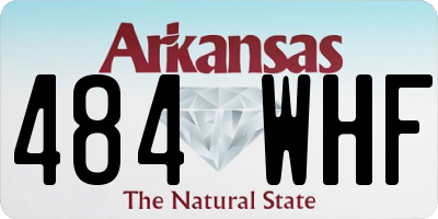 AR license plate 484WHF