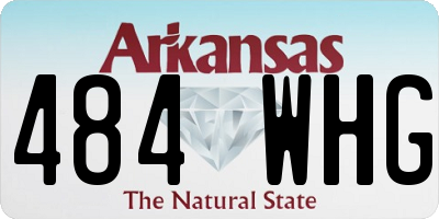 AR license plate 484WHG