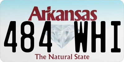 AR license plate 484WHI