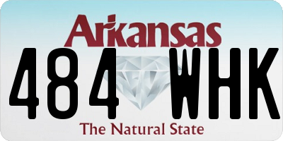 AR license plate 484WHK