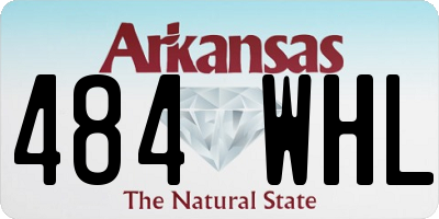 AR license plate 484WHL
