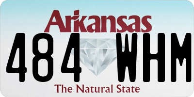 AR license plate 484WHM