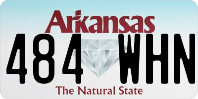 AR license plate 484WHN