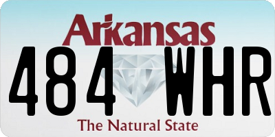 AR license plate 484WHR