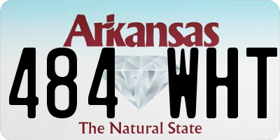 AR license plate 484WHT
