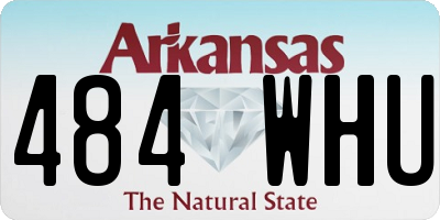 AR license plate 484WHU