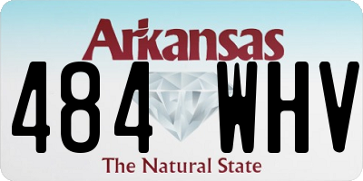 AR license plate 484WHV