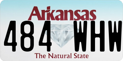 AR license plate 484WHW