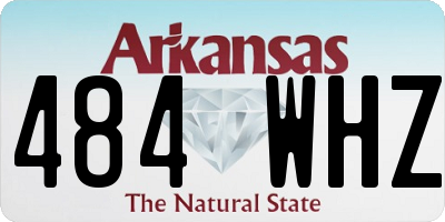 AR license plate 484WHZ