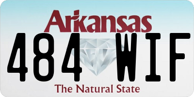 AR license plate 484WIF