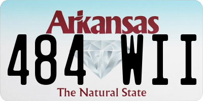 AR license plate 484WII