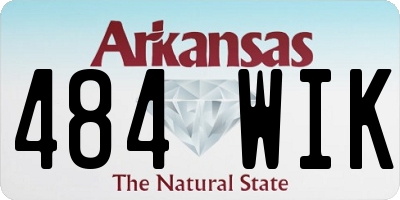 AR license plate 484WIK