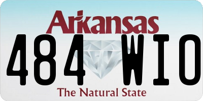 AR license plate 484WIO