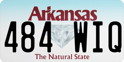 AR license plate 484WIQ