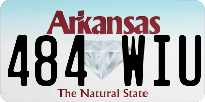 AR license plate 484WIU