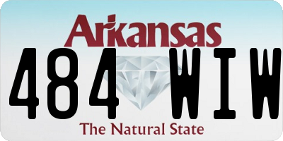 AR license plate 484WIW