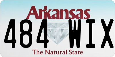 AR license plate 484WIX