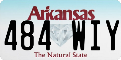 AR license plate 484WIY