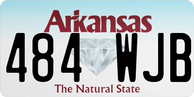 AR license plate 484WJB