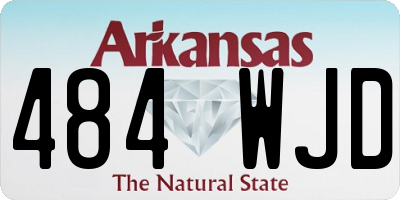 AR license plate 484WJD