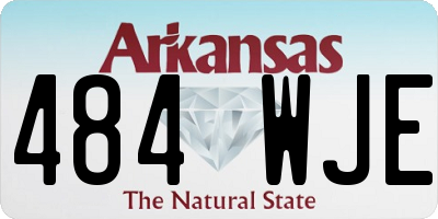 AR license plate 484WJE