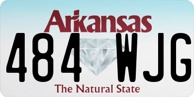 AR license plate 484WJG