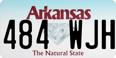 AR license plate 484WJH