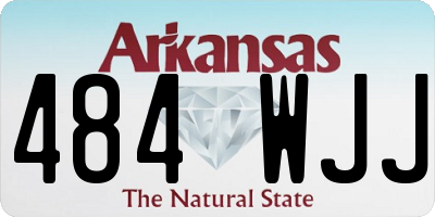 AR license plate 484WJJ