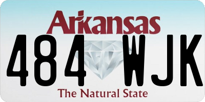 AR license plate 484WJK