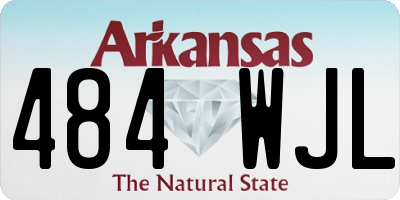 AR license plate 484WJL