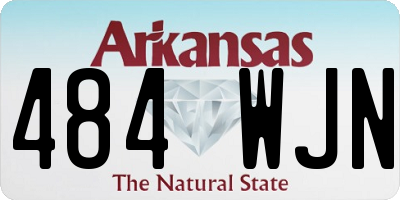 AR license plate 484WJN