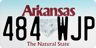 AR license plate 484WJP