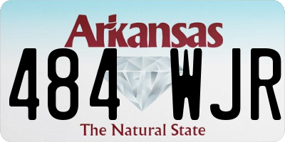 AR license plate 484WJR