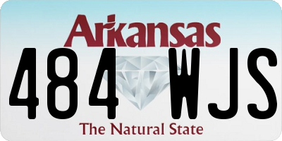 AR license plate 484WJS