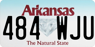 AR license plate 484WJU