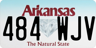 AR license plate 484WJV
