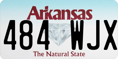 AR license plate 484WJX