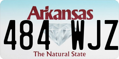 AR license plate 484WJZ