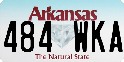 AR license plate 484WKA