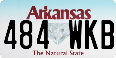 AR license plate 484WKB