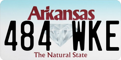 AR license plate 484WKE