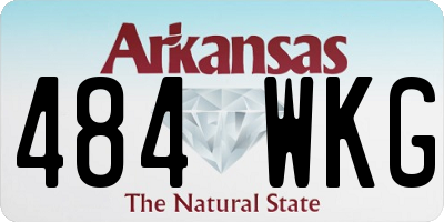 AR license plate 484WKG