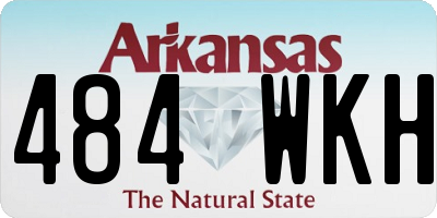 AR license plate 484WKH