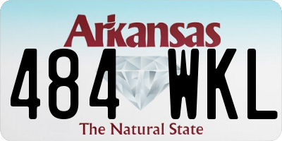 AR license plate 484WKL