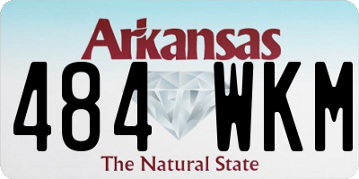 AR license plate 484WKM