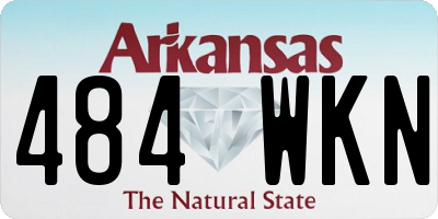 AR license plate 484WKN